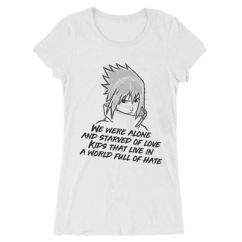 Sasuke quote Női Hosszított Póló