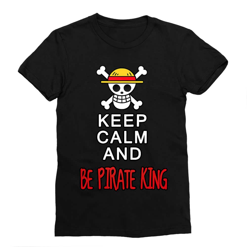 Keep Calm and Be Pirate King Férfi Testhezálló Póló