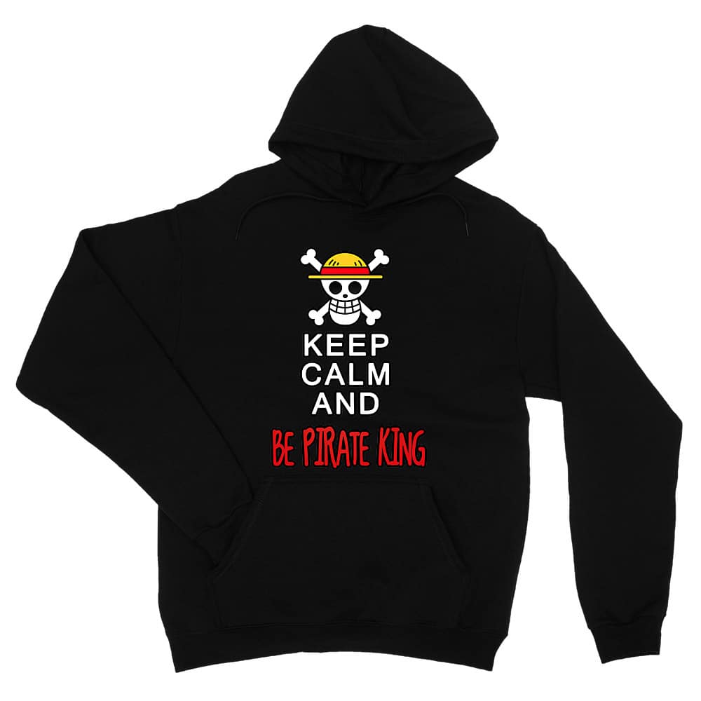 Keep Calm and Be Pirate King Unisex Pulóver