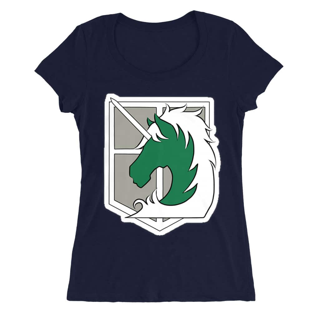 Millitary police logo Női O-nyakú Póló