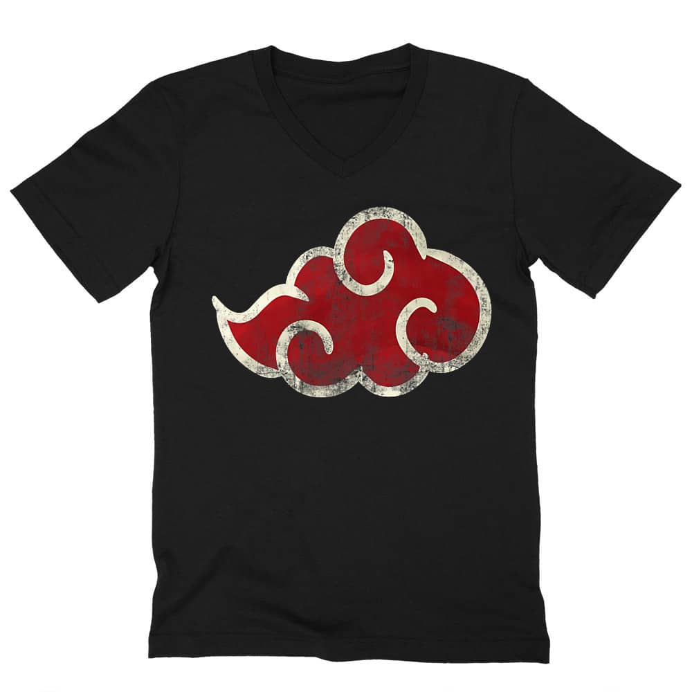 Akatsuki cloud logo Férfi V-nyakú Póló