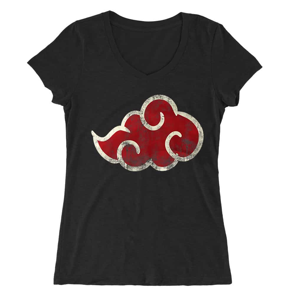 Akatsuki cloud logo Női V-nyakú Póló