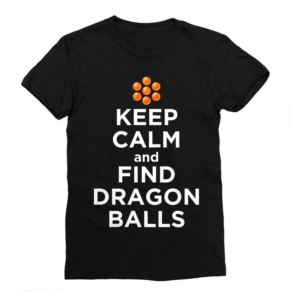Keep Calm and find Dragon Balls Férfi Testhezálló Póló