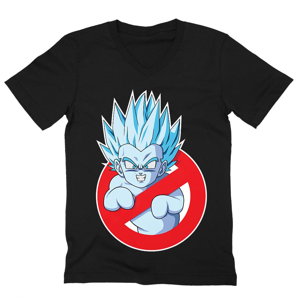 Ghostbusters DragonBall Férfi V-nyakú Póló