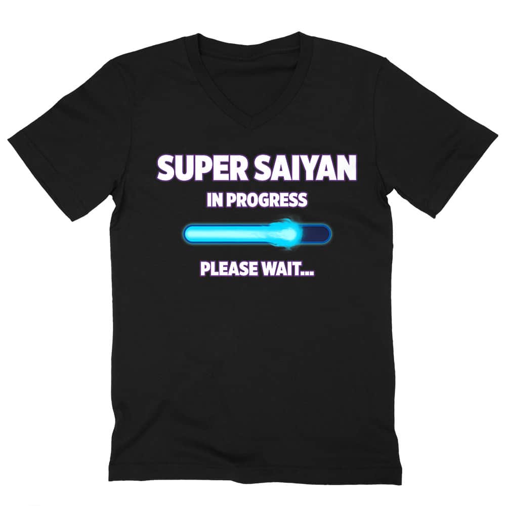 Super Saiyan in progress Férfi V-nyakú Póló
