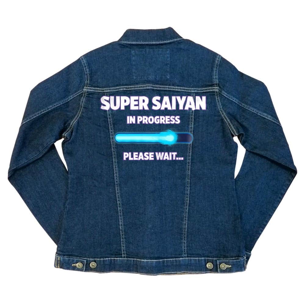 Super Saiyan in progress Női Farmerkabát