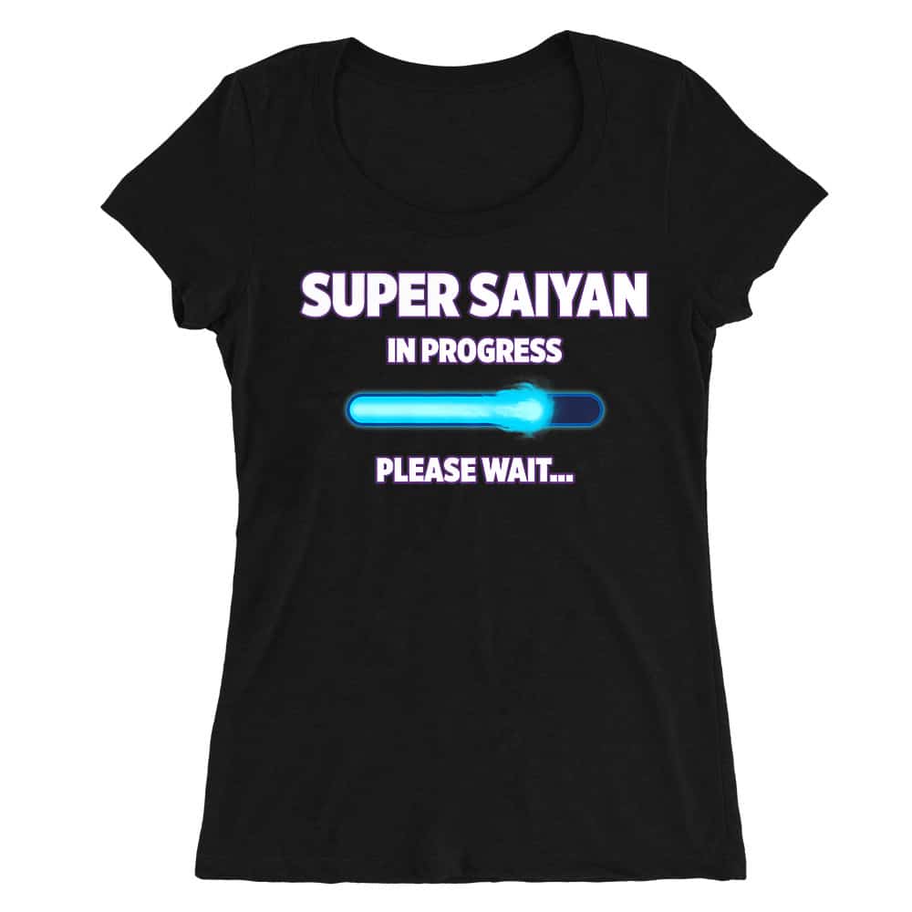 Super Saiyan in progress Női O-nyakú Póló