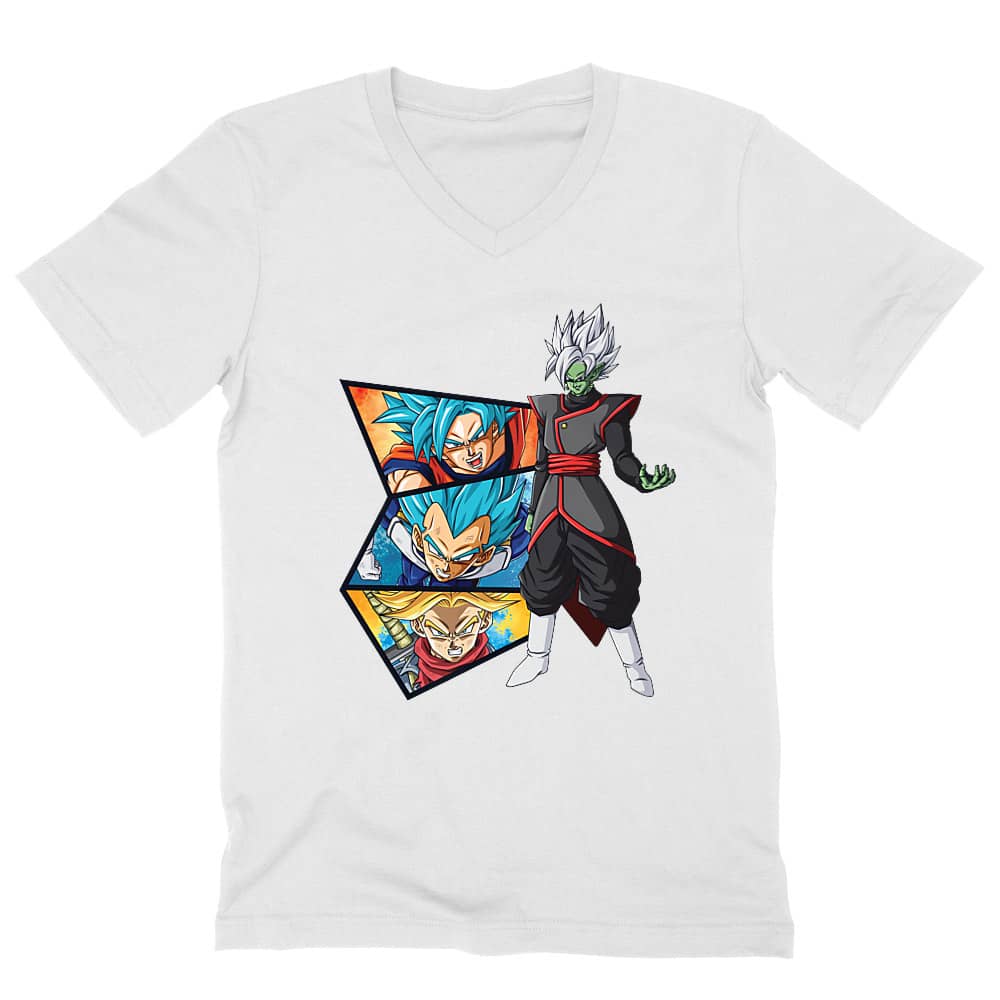 Dragon Ball Super Férfi V-nyakú Póló